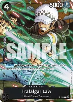 Trafalgar Law (Event Pack Vol. 4) (P-038/241) One Piece Promotion Cards LP FOIL - Image 1