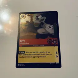 Pete - 116/204 - Shimmering Skies - Foil - Lorcana Trading Card - Image 1