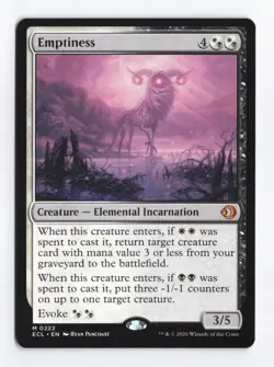 Emptiness #222 Mythic - Lorwyn Eclipsed MTG ECL PACK FRESH - Image 1