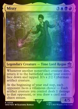 MTG Magic the Gathering Missy (8/1448) Doctor Who LP FOIL - Image 1