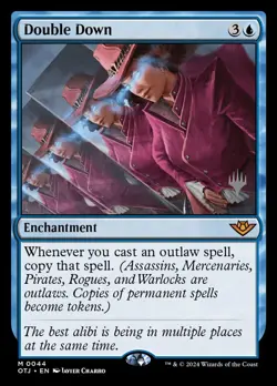 MTG Double Down (44p/160) Outlaws of Thunder Junction Promos LP - Image 1