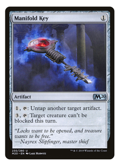MTG - 1 x Manifold Key - Uncommon Artifact - Core Set 2020 (M20) - M/NM - Image 1