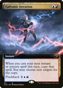 MTG Magic the Gathering Galvanic Iteration (371/553) Innistrad Midnight Hunt LP - Image 1