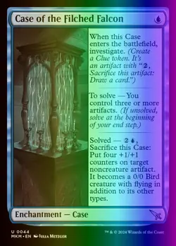 MTG Case of the Filched Falcon (44/499) Murders at Karlov Manor LP FOIL - Image 1