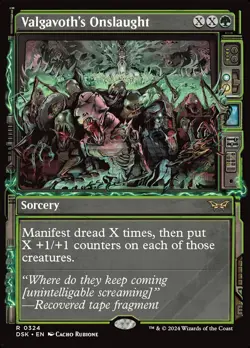 MTG Valgavoth's Onslaught (324/469) Duskmourn House of Horror NM - Image 1