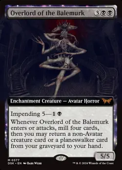 MTG Overlord of the Balemurk (377/469) Duskmourn House of Horror NM - Image 1