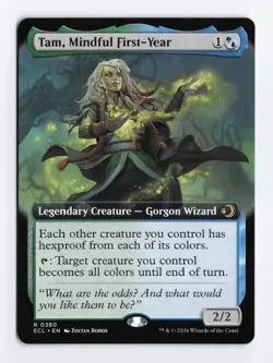 Tam, Mindful First-Year Extended Art #380 Rare Lorwyn Eclipsed ECL PACK FRESH - Image 1