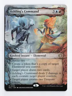 Ashling's Command (Showcase) #330 Rare MTG Lorwyn Eclipsed ECL PACK FRESH - Image 1