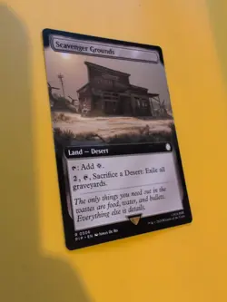 Scavenger Grounds. Fallout PIP Magic the Gathering Card. Rare NM as shown. - Image 3