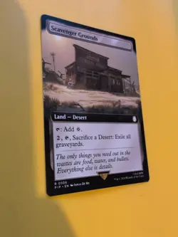 Scavenger Grounds. Fallout PIP Magic the Gathering Card. Rare NM as shown. - Image 4