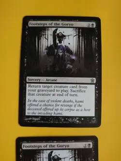 Footsteps of the Goryo x2 Kamigawa Sorcery arcane Magic the Gathering 2 Card. - Image 3