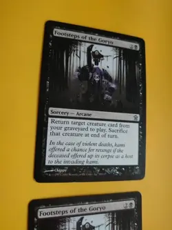Footsteps of the Goryo x2 Kamigawa Sorcery arcane Magic the Gathering 2 Card. - Image 4
