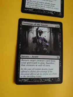 Footsteps of the Goryo x2 Kamigawa Sorcery arcane Magic the Gathering 2 Card. - Image 5