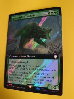 Rampaging Yao Guai. 0929 PIP Surge foil Magic the Gathering Card. - Image 2