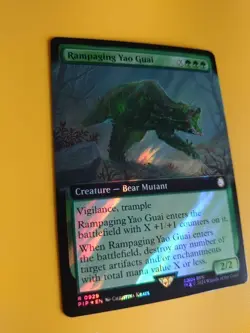 Rampaging Yao Guai. 0929 PIP Surge foil Magic the Gathering Card. - Image 3
