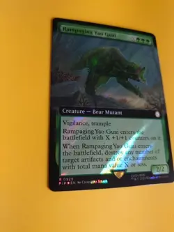Rampaging Yao Guai. 0929 PIP Surge foil Magic the Gathering Card. - Image 4