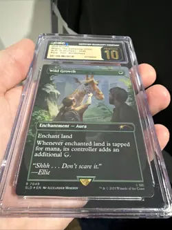 Wild Growth Secret Lair The Last Of Us Magic The Gathering CGC Pristine 10 💎 - Image 3