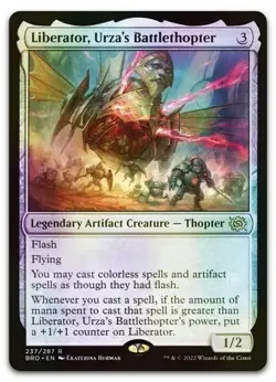 Liberator, Urza's Battlethopter #237 (Foil) (NM) Brothers' War BRO Magic MTG - Image 1