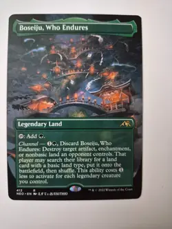 Boseiju, Who Endures (Borderless) Kamigawa: Neon Dynasty Regular - Image 1
