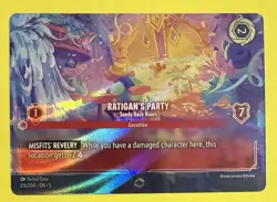 Lorcana ~ Ratigan's Party - Seedy Back Room 216/204 Enchanted ~ Shimmering Skies - Image 1
