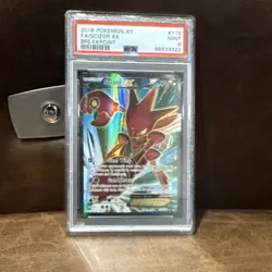 Pokemon Scizor EX Full Art 119/122 Breakpoint Ultra Rare Holo PSA 9 2016 - Image 1