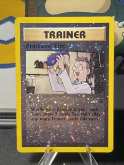 Pokemon TCG Professor Elm 003/009 Best of (2002) Vintage Reverse Holo - Image 1
