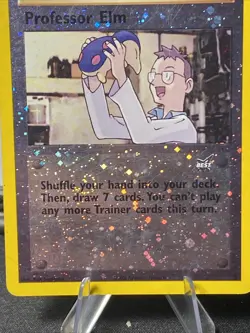 Pokemon TCG Professor Elm 003/009 Best of (2002) Vintage Reverse Holo - Image 3