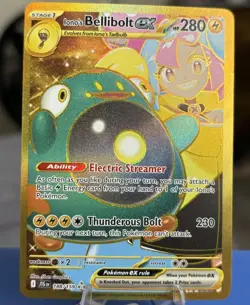 Ionos Bellibolt EX 188/159 Gold Hyper Rare - Journey Together Pokemon TCG 2025 - Image 2