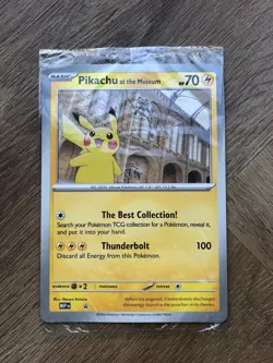 Pokemon | Pikachu At The Museum - Jumbo Promo card - *Brand New & Sealed* - Image 1