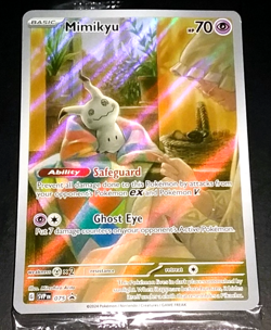 POKEMON PALDEAN FATES LOT - MIMIKYU PROMO + KORAIDON & CHIEN-PAO HYPER + 2 MORE - Image 2