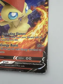 Pokemon TCG Victini V SWSH Black Star Promos SWSH104 Promo-HP-DMG - Image 3