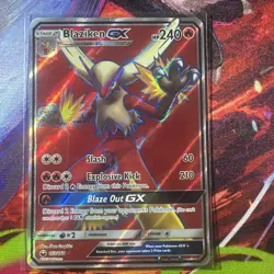 Blaziken GX 153/168 Full Art Sun & Moon Celestial Storm Pokemon TCG Minty - Image 1