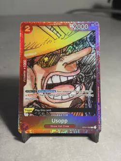 Usopp Alt Foil ST01-002 One Piece TCG Film Red Edition Promo Card Official - Image 1