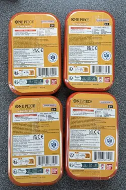 Lot Of 4 One Piece Tin Pack Set Vol 2 Factory Sealed - Image 2