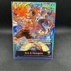 One Piece TCG ST22 Starter Deck Ace & Newgate Full Art Foil L ST22-001 - Image 1