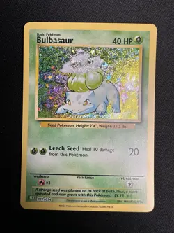 Bulbasaur 001/034 CLV Holo Trading Card Game Classic Pokemon TCG NM - Image 1