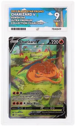 Charizard V SWSH260 ACE 9 Black Star Promo Ultra Premium Collection Pokemon Card - Image 2