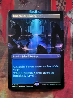 MTG Card: Undercity Sewers (Murders Karlov Manor) BORDERLESS FOIL - Image 1