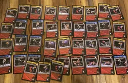 WWE WWF LOT OF RAW DEAL 200 Base CARDS NM+ Duplicates - Image 1