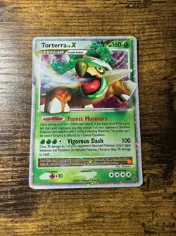 Torterra Lv.X DP09 Holo Black Star Promo Pokemon TCG Card Diamond and Pearl LP - Image 1