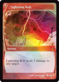 MTG English Lightning Bolt (Future Sight) NM Foil Secret Lair - Image 1