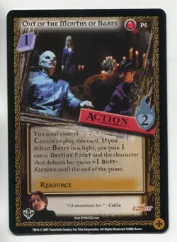 Buffy The Vampire Slayer CCG Limited Pergamum Prophecy Promo Card P5 - Image 1