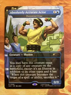MTG Borderless Absolutely Accurate Actor - Phantasmal Image The Last Airbender!! - Image 1