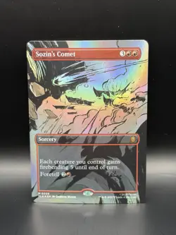 MTG Avatar-The Last Airbender: Sozin's Comet(0309) Borderless Foil - Image 3