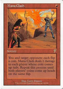 Mana Clash *Rare* Magic MtG x1 Seventh 7th Edition SP - Image 1
