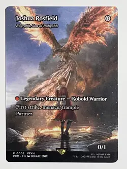 Joshua Rosfield Rograkh, Son of Rohgahh - English - MTG Final Fantasy Promo - NM - Image 1