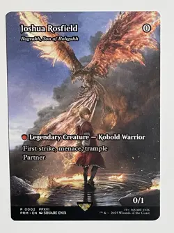 Joshua Rosfield Rograkh, Son of Rohgahh - English - MTG Final Fantasy Promo - NM - Image 3