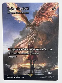 Joshua Rosfield Rograkh, Son of Rohgahh - English - MTG Final Fantasy Promo - NM - Image 4