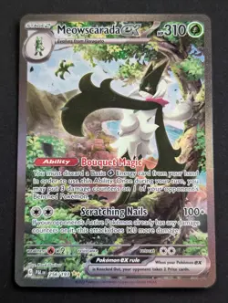 Meowscarada Ex - 256/193 Paldea Evolved Special Illustration Pokemon - NM - Image 5