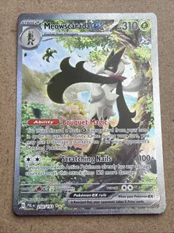 Meowscarada ex 256/193 Sv02: Paldea Evolved Holo Pokemon TCG - Image 1